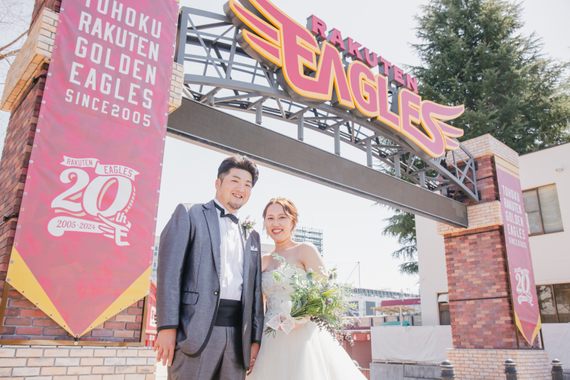 \楽天ファンの方必見♡/楽天モバイルパークでフォトウェディング!