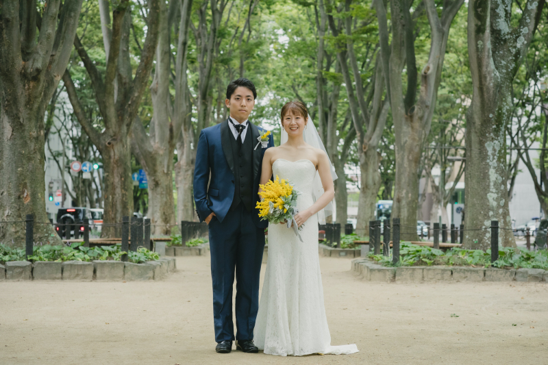 これからの時期におすすめ!公園フォトウェディング♪