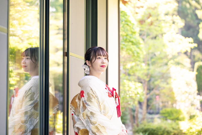 \和装ロケフォトにぴったり/日本庭園での撮影の様子をご紹介♪