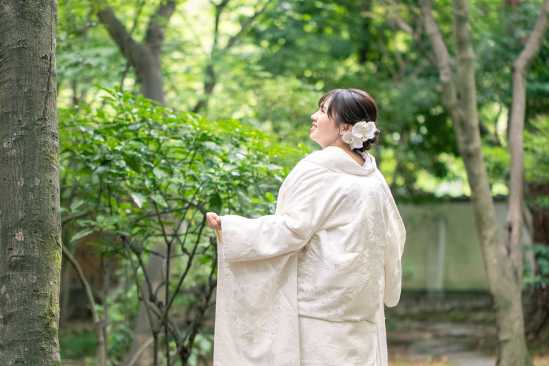 和装にぴったりな・・・!お茶室&庭園フォト