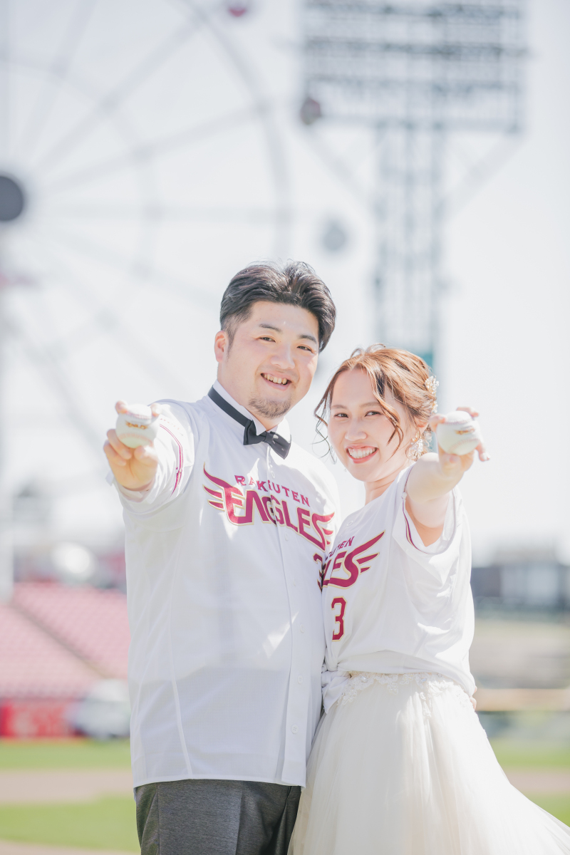 \楽天ファンの方必見♡/楽天モバイルパークでフォトウェディング!