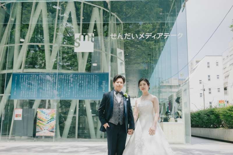 【緑の時期に・・・♪】定禅寺通りウェディングフォト♡