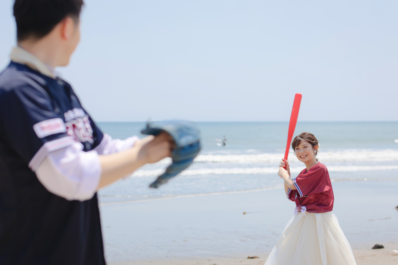 \夏といえば/綺麗な海でのフォトウェディング!