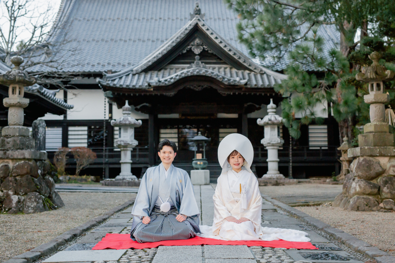 日本庭園で季節感あふれるお写真を!