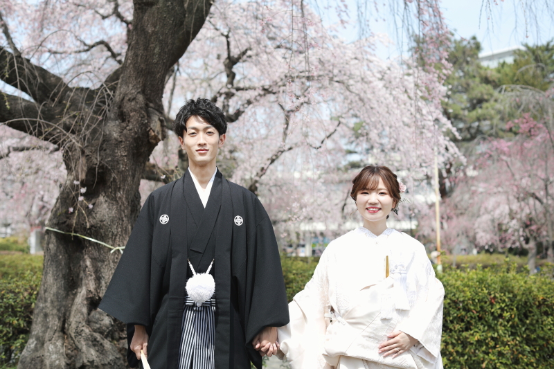 これからの時期におすすめ!公園フォトウェディング♪