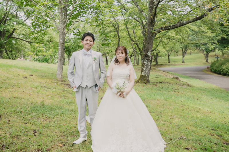 これからの時期におすすめ!公園フォトウェディング♪