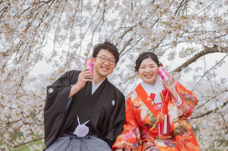 【桜ロケーションフォト】*白石川堤一目千本桜*