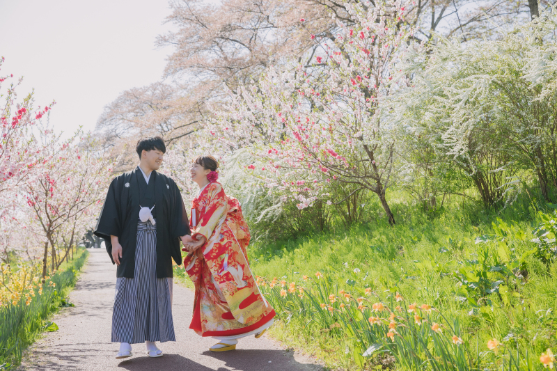 【桜ロケーションフォト】*白石川堤一目千本桜*