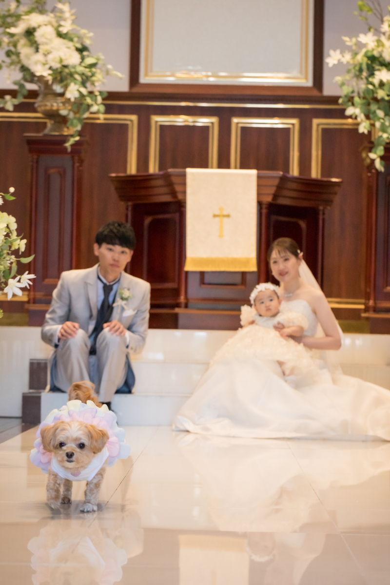 かわいい家族とも一緒に