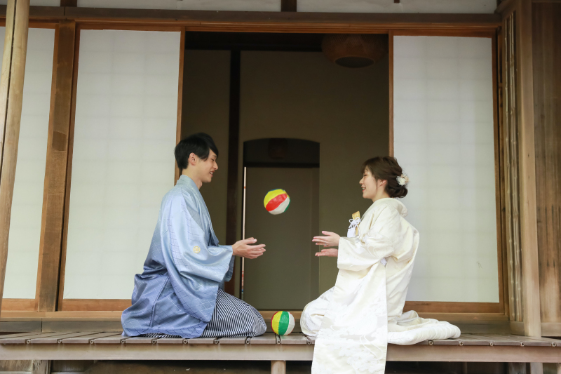 【緑水庵】お茶室と新緑両方を実現する贅沢なフォトウェディング！！