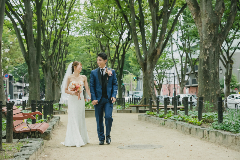 これからの時期におすすめ!公園フォトウェディング♪