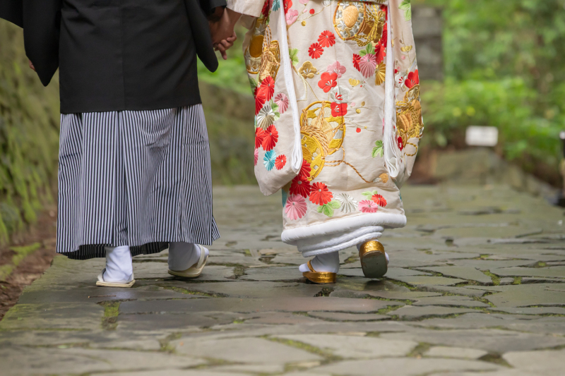 四季彩鮮やかな輪王寺でしっとり大人なロケーションフォトを