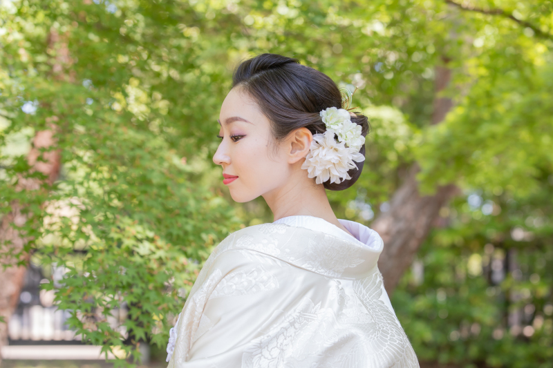 ヘアスタイルにもこだわって♪