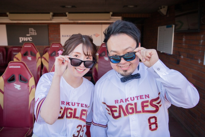 \楽天ファンの方必見♡/楽天モバイルパークでフォトウェディング!