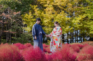 【みちのく杜の湖畔公園】紅葉ロケーションのご紹介！