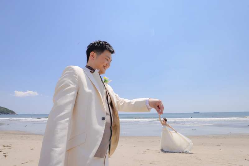 \夏といえば/綺麗な海でのフォトウェディング!