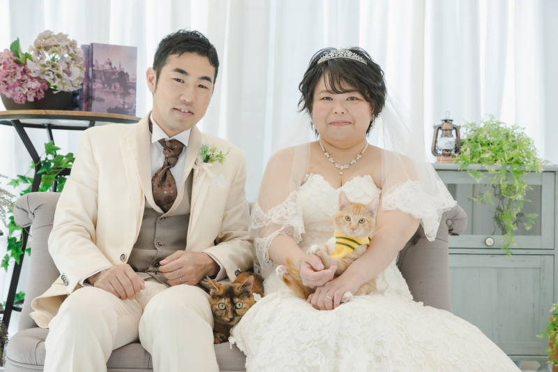 【大好きなご家族と一緒に♡】ウェディングフォト with ペット♡