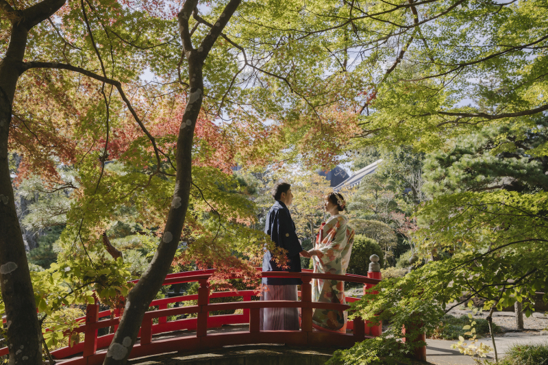 \ご予約急増中/紅葉シーズンのフォトウェディング♪