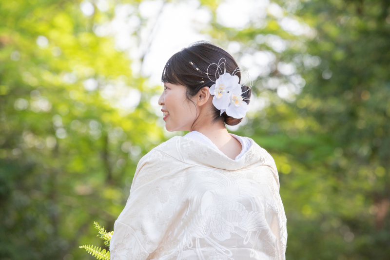 新緑で和装フォトウェディング♪