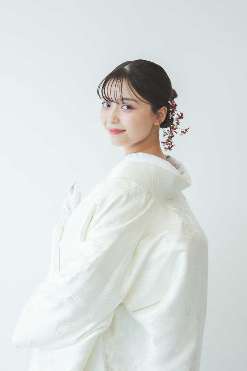 奥ゆかしさがポイントに!白無垢に映える花嫁メイク