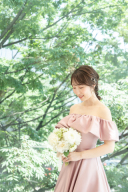 みどりが綺麗なスタジオ撮影♪