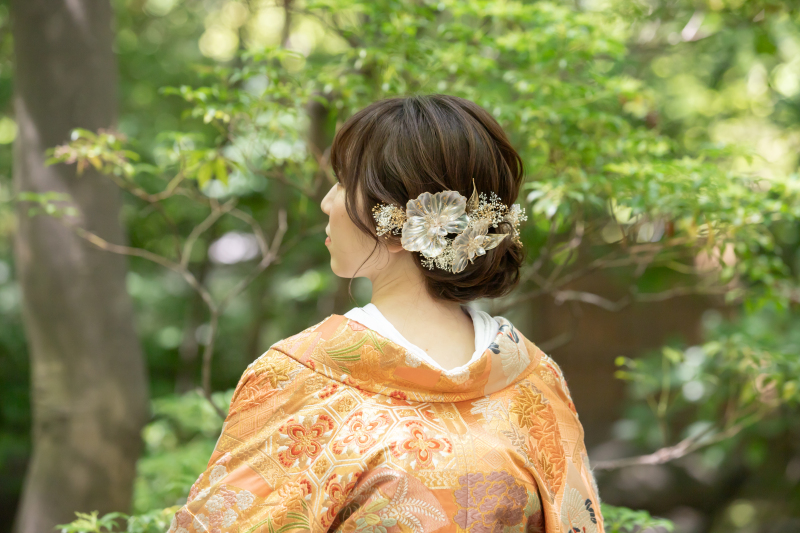 ヘアスタイルにもこだわって♪