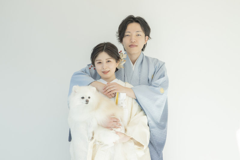 【大好きなご家族と一緒に♡】ウェディングフォト with ペット♡