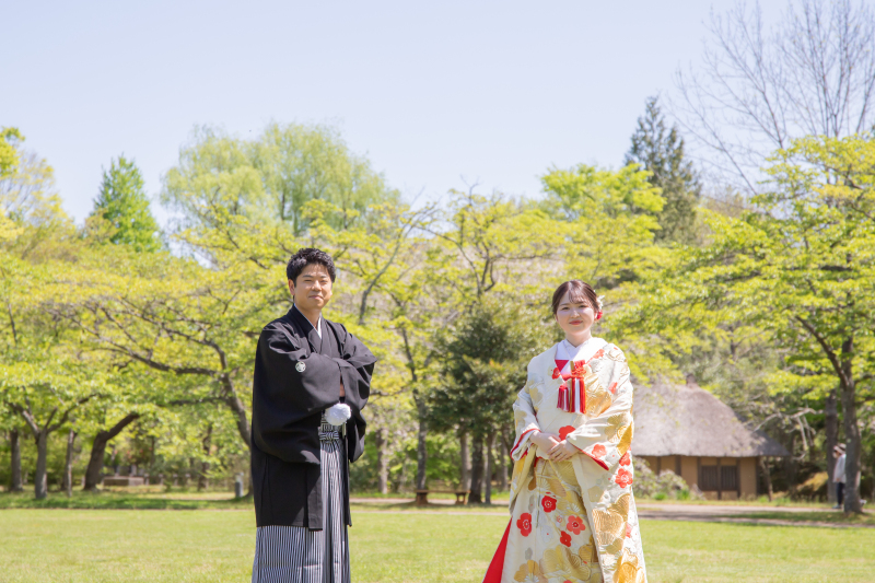 新緑×公園*和装フォトウェディング*
