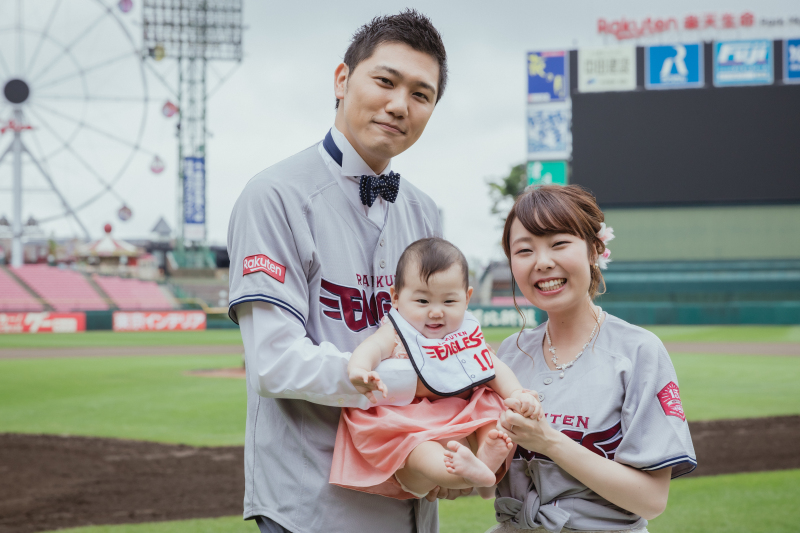 楽天モバイルパークでフォトウェディング♪
