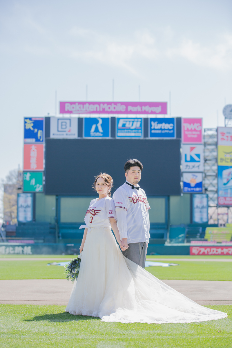 \楽天ファンの方必見♡/楽天モバイルパークでフォトウェディング!