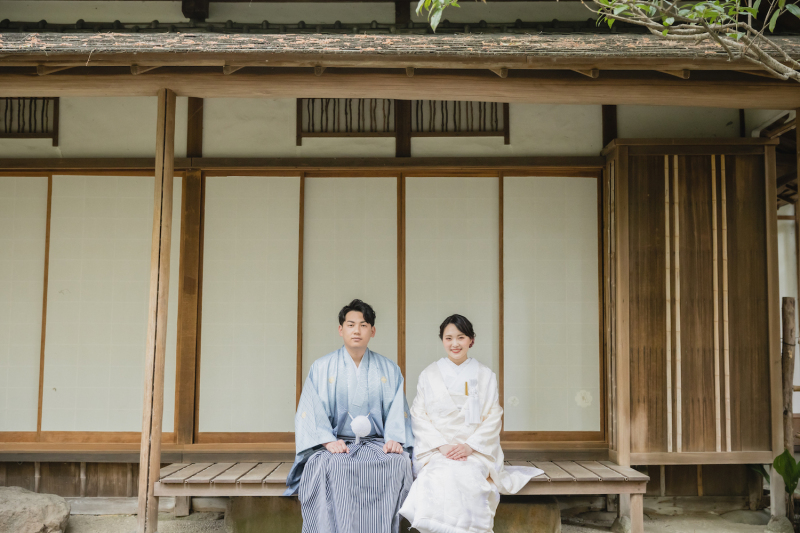 【茶室&庭園】どちらも譲れない♪和装におすすめの「緑水庵」