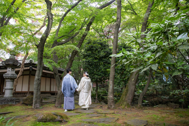 和庭園で涼しげなお写真を！　