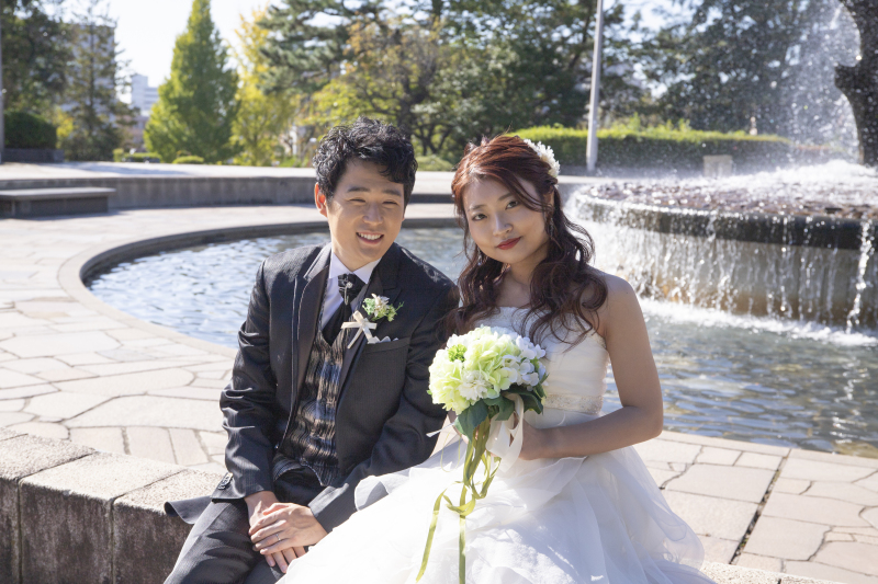 これからの時期におすすめ!公園フォトウェディング♪