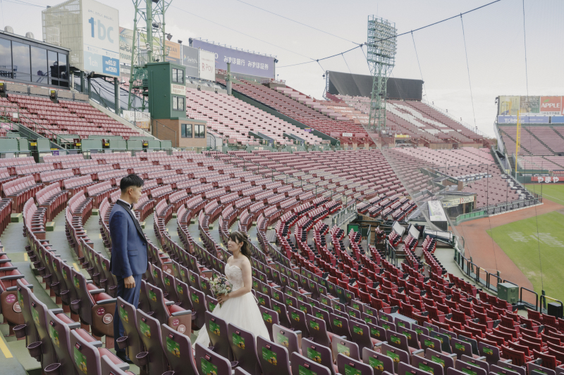 楽天ファン必見!楽天モバイルパークで叶えるフォトウェディング*