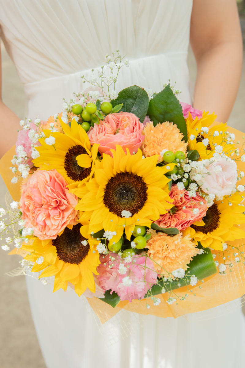 前撮り時のブーケはどうする?「生花」と「造花」どっちがいい?