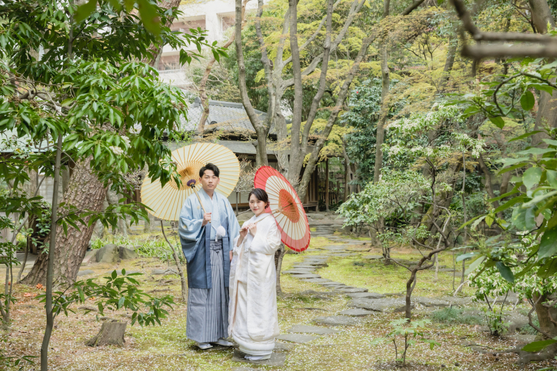 【茶室&庭園】どちらも譲れない♪和装におすすめの「緑水庵」