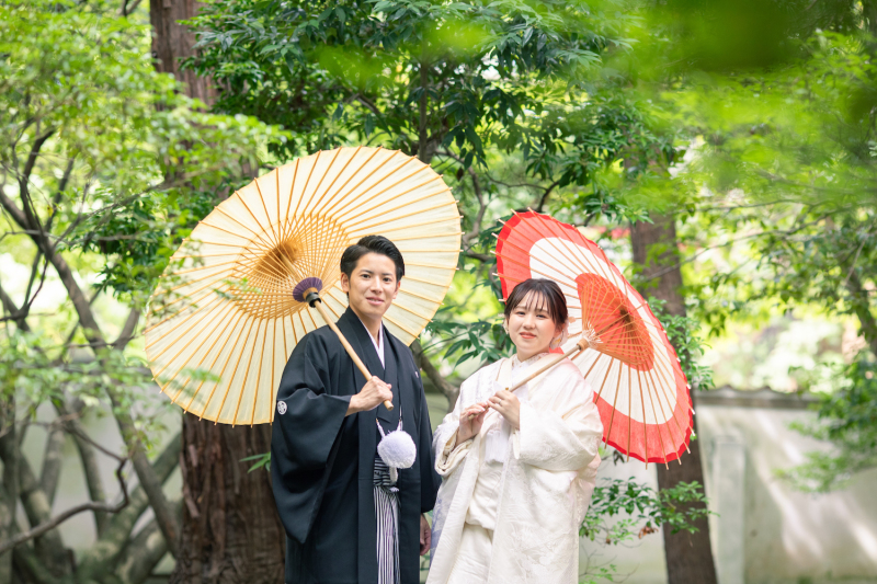 和装にぴったりな・・・!お茶室&庭園フォト
