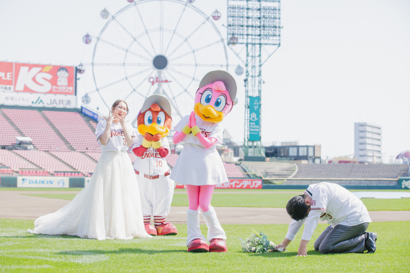\楽天ファンの方必見♡/楽天モバイルパークでフォトウェディング!