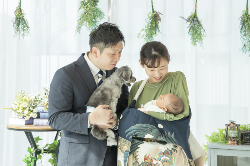 \新しい家族が増えた記念に/ファミリーフォトも承ります♡