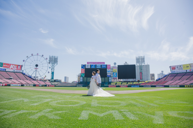 ＼楽天ファンの方必見♡／楽天モバイルパークでフォトウェディング！