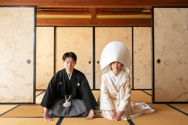 奥ゆかしさがポイントに。白無垢に映える花嫁メイク