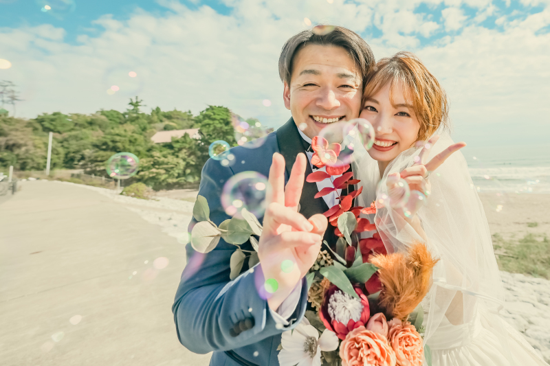 海で季節感あふれるお写真を！