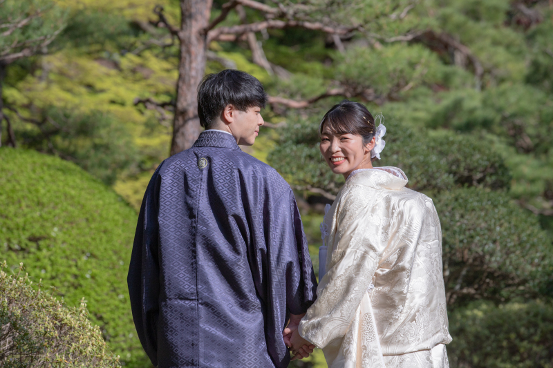 新緑で和装フォトウェディング♪