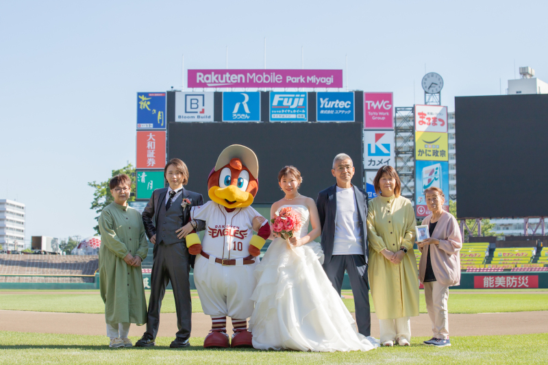 \楽天ファンの方必見♡/楽天モバイルパークでフォトウェディング!