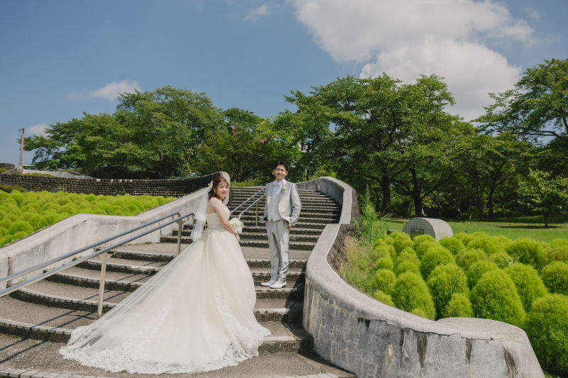 【和洋2スタイル撮影♪】屋外ロケーションでのフォトウェディング♡