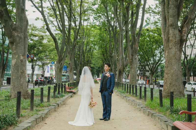 これからの時期におすすめ!公園フォトウェディング♪