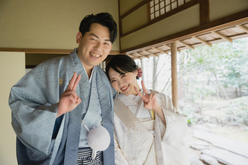 【茶室&庭園】どちらも譲れない♪和装におすすめの「緑水庵」