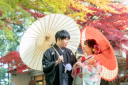 ＜秋本番＞紅葉シーズンのウェディングフォト