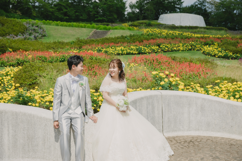 これからの時期におすすめ!公園フォトウェディング♪