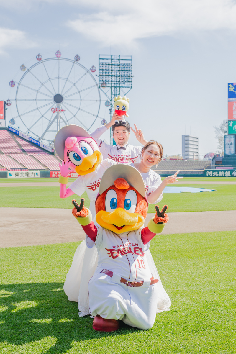 \楽天ファンの方必見♡/楽天モバイルパークでフォトウェディング!